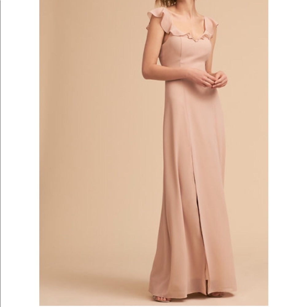 BHLDN Diana Dress Nude